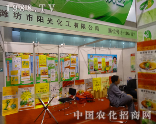 陽(yáng)光化工自信滿滿的參加2013全國(guó)磷復(fù)肥展覽會(huì)