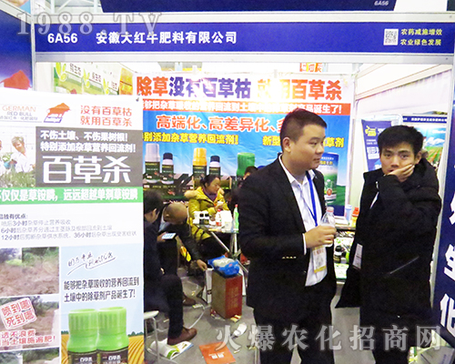 安徽大紅牛肥料美麗綻放2016第32屆全國(guó)植保會(huì)