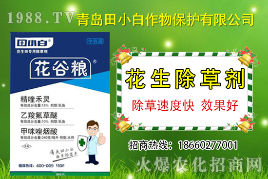 花生田雜草種類多，花生除草劑怎么選？花生除草用藥推薦！