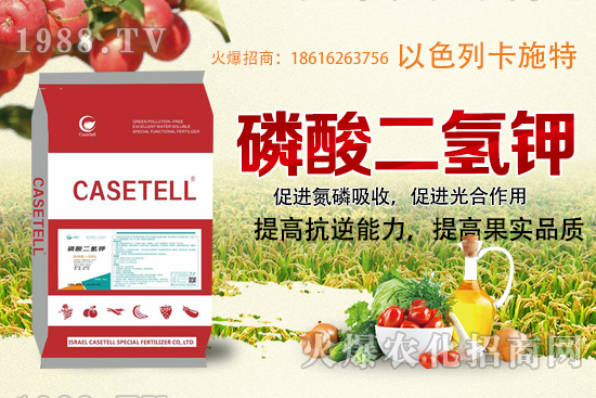  磷酸二氫鉀是什么肥料，磷酸二氫鉀作用及使用方法！