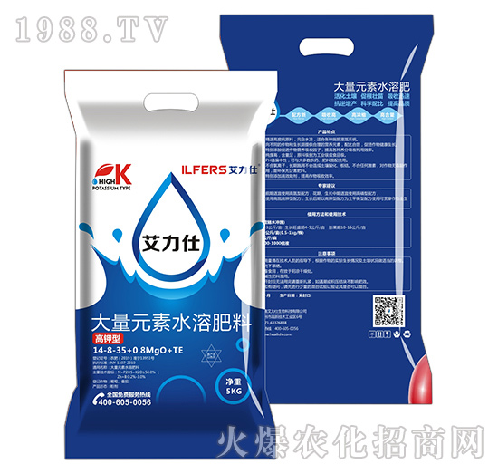 改善品質(zhì)，長(zhǎng)效！以色列艾力仕“大量元素水溶肥料”！