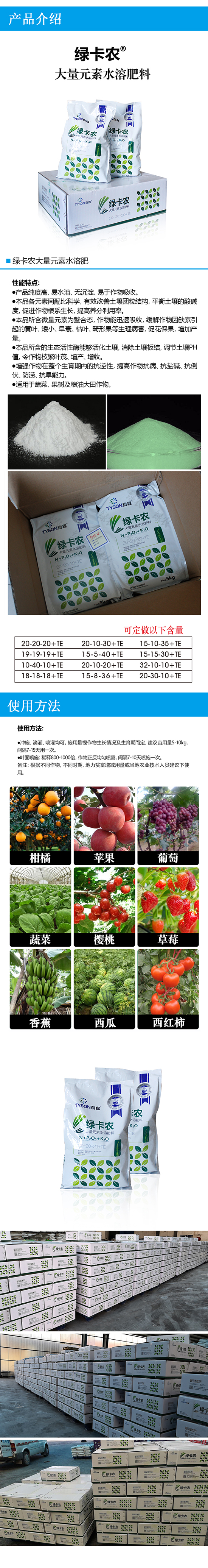 大量元素水溶肥料-綠農(nóng)生物