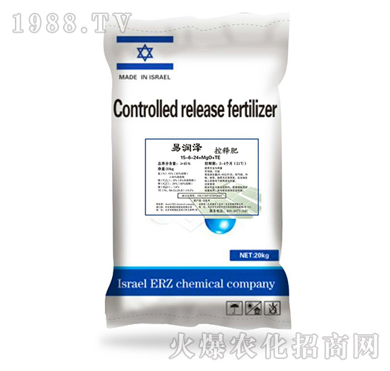 易潤澤控釋肥15-6-24+MgO+TE-九星惠農