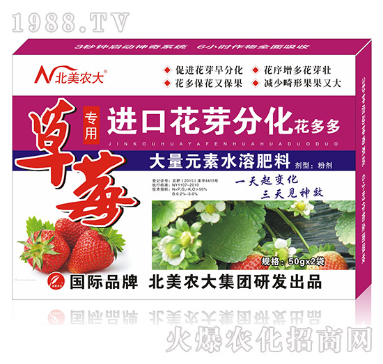 草莓專用進(jìn)口花芽分化-北美農(nóng)大