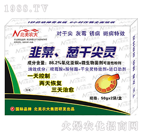 86.2%韭菜、蔥干尖靈-北美農(nóng)大