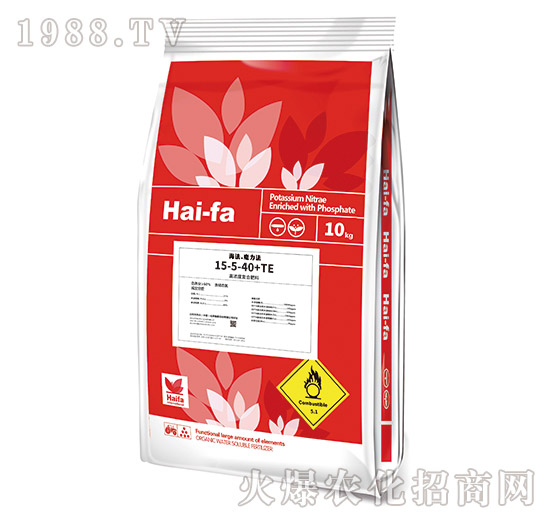 高濃縮復(fù)合肥料15-5-40+TE-海法·魔力法-美巴夫
