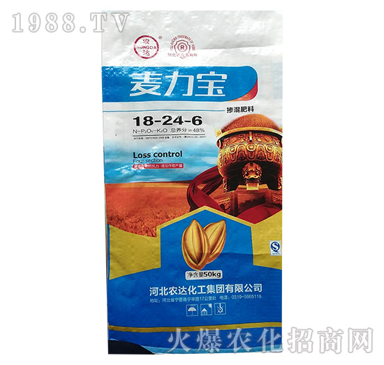 摻混肥料18-24-6-麥力寶-農達化工