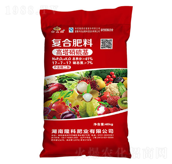 復合肥料（高塔硝硫基）17-7-17-金皇冠-隆科肥業(yè)