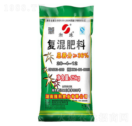 復(fù)混肥料24-4-12-湘珠-隆科肥業(yè)