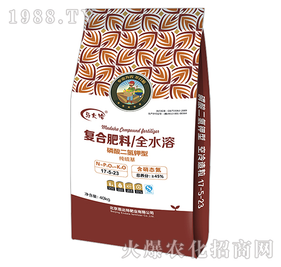 磷酸二氫鉀型復(fù)合肥料17-5-23-馬大哈