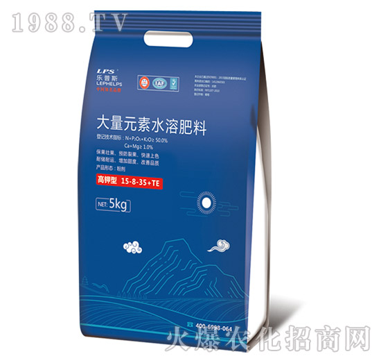 高鉀型大量元素水溶肥料15-8-35+TE-樂(lè)普施-嘉樂(lè)肥業(yè)