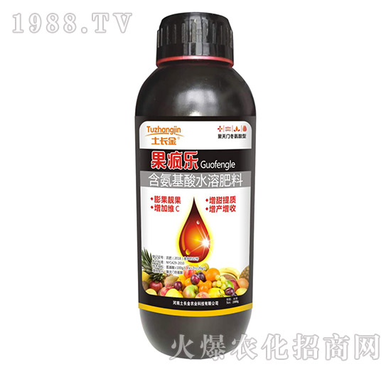 含氨基酸水溶肥料-果瘋樂(lè)1000g-土長(zhǎng)金