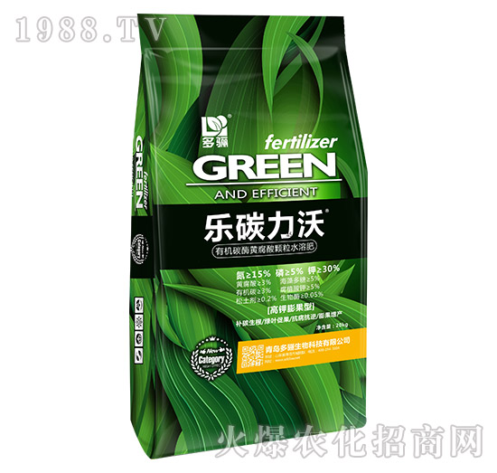 有機碳酶黃腐酸顆粒水溶肥-樂碳力沃-多驪生物