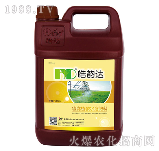 含腐植酸水溶肥料-皓韻達（4L）-皓達農(nóng)業(yè)