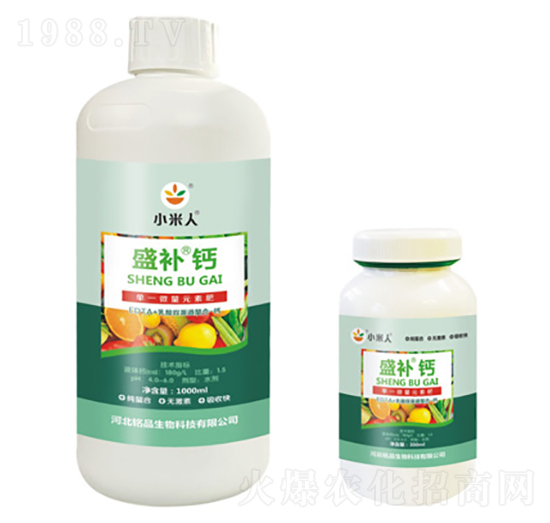 瓶裝盛補鈣-小米人-銘品生物