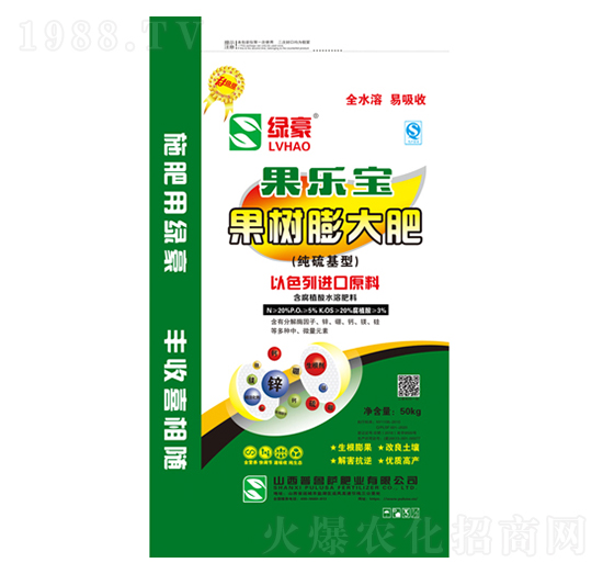 純硫基型果樹(shù)膨大肥-果樂(lè)寶-普魯薩