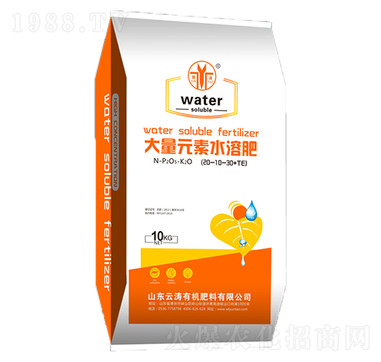 大量元素水溶肥20-10-30+TE-云濤