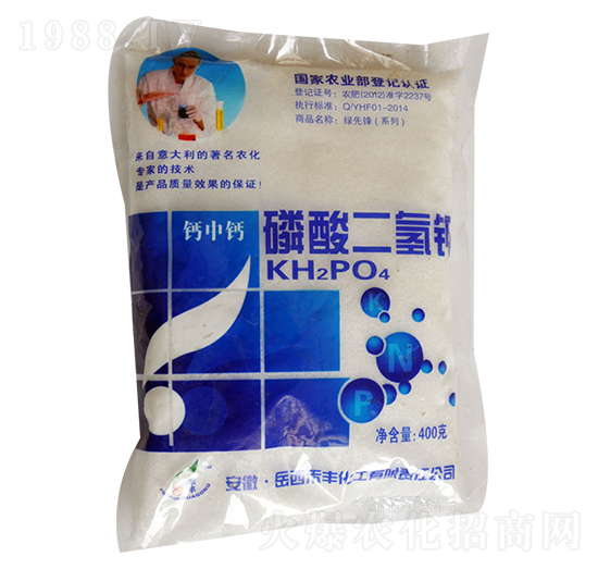 400g鈣中鈣磷酸二氫鉀-禾豐