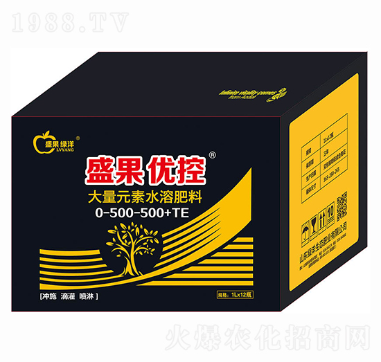 大量元素水溶肥0-500-500+TE-盛果優(yōu)控-綠洋