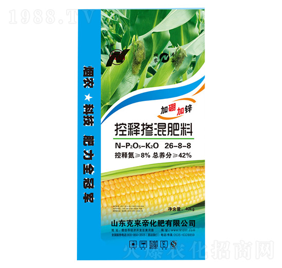 控釋摻混肥料26-8-8-煙農(nóng)豐谷-克來帝化肥
