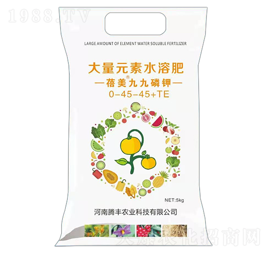 大量元素水溶肥料0-45-45+TE-蓓美九九磷鉀-騰豐農(nóng)業(yè)