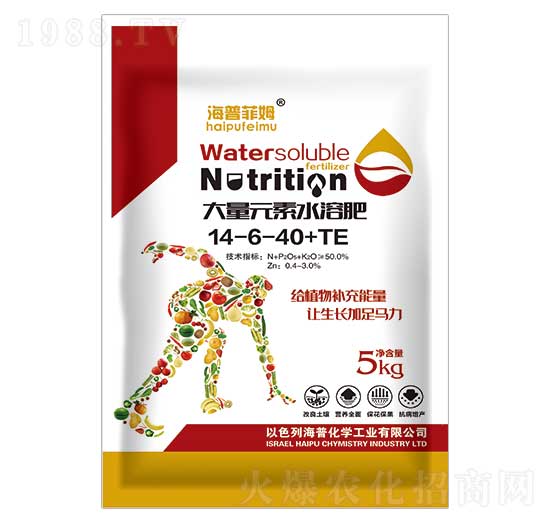 大量元素水溶肥14-6-40+PE 海普菲姆 海普化學