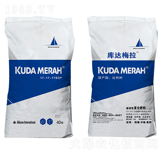 進(jìn)口速溶性復(fù)合肥料17-17-17SOP 庫(kù)達(dá)梅拉