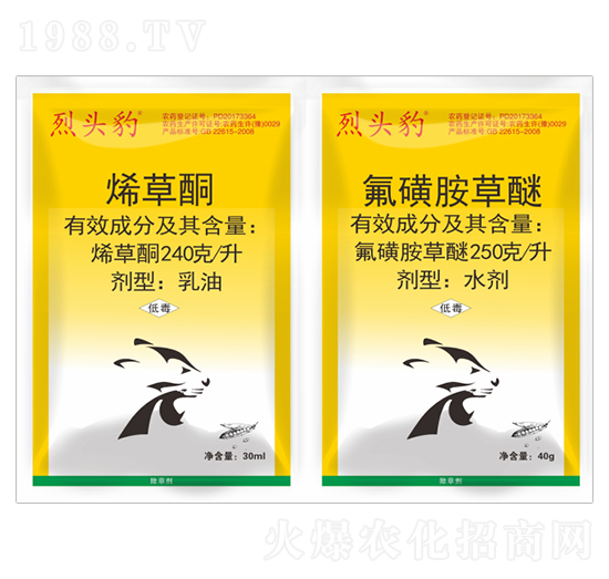 240克每升烯草酮+250克每升氟磺-烈頭豹-豐收樂(lè)