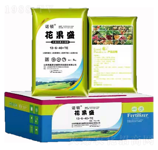 大量元素水溶肥13-6-40+TE-花果盛 綠嘉源