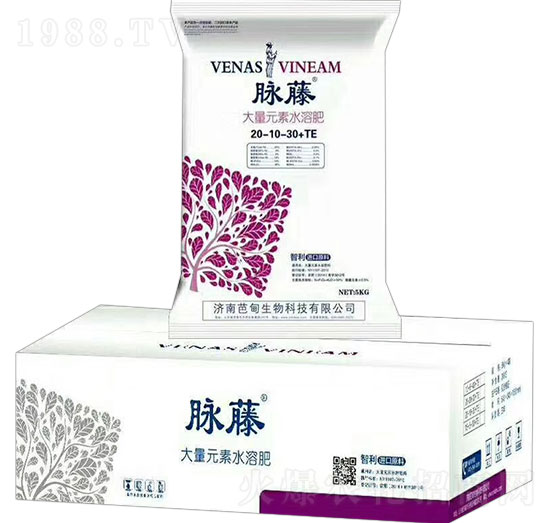 大量元素水溶肥料20-10-30+TE-脈藤-芭甸生物