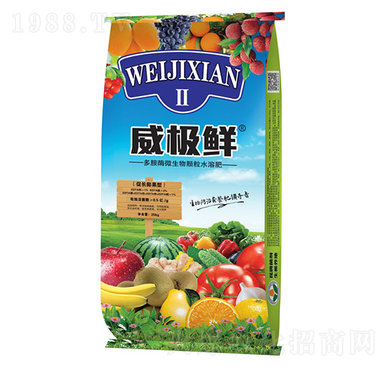 膨果轉(zhuǎn)色多胺酶微生物顆粒水溶肥-威極鮮二號-昆騰農(nóng)業(yè)