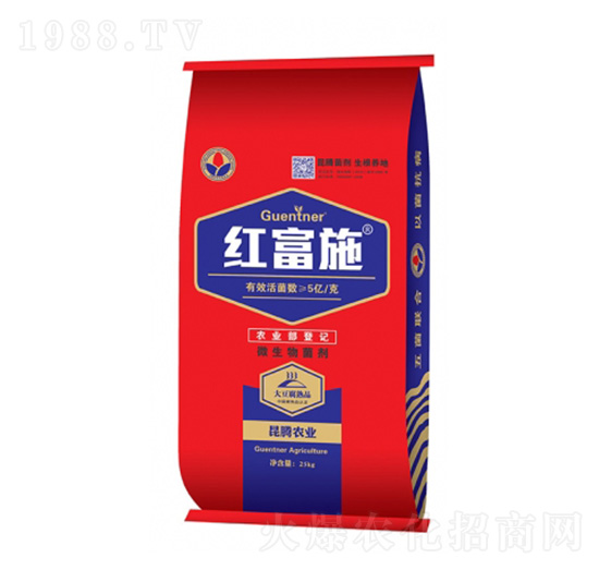 藍色包裝微生物菌劑-紅富施-昆騰農(nóng)業(yè)