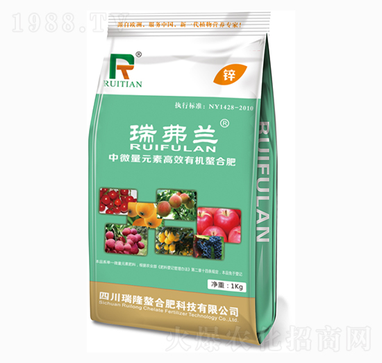 中微量元素高效有機(jī)螯合肥-螯合鋅-瑞隆