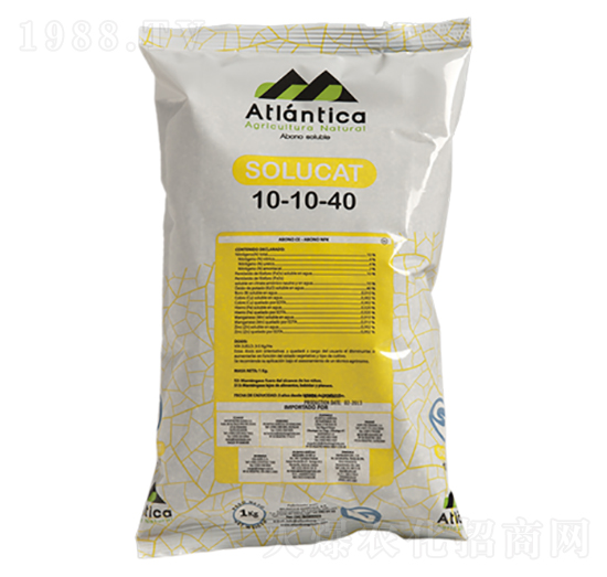 進口大量元素水溶肥10-10-40-富邦科技