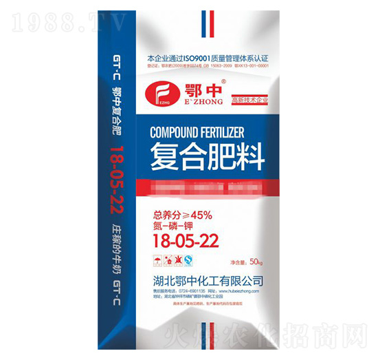 常規(guī)復合肥料18-05-22-鄂中生態(tài)