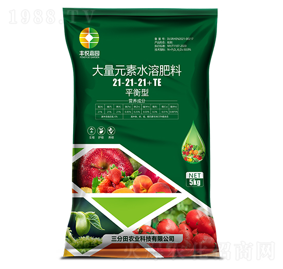 平衡型大量元素水溶料21-21-21+TE-三分田農(nóng)業(yè)