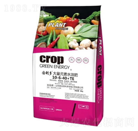 大量元素水溶肥10-6-40+TE-豐根肥業(yè)