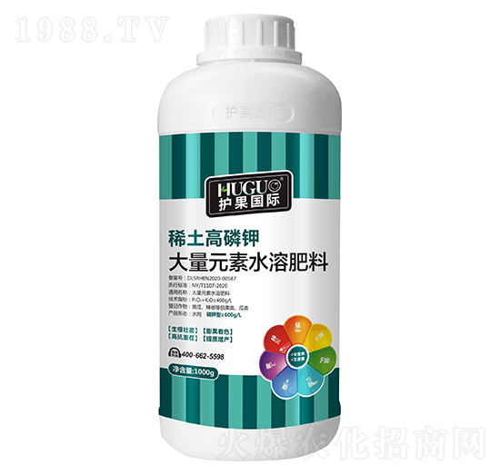 瓶裝大量元素水溶肥料-稀土高磷鉀-護(hù)果國際