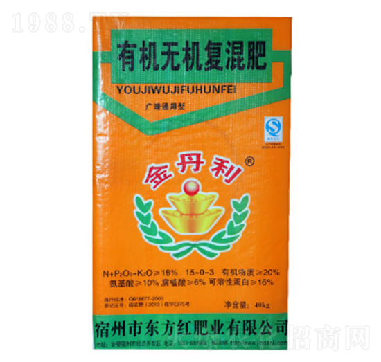 廣譜通用型有機(jī)無(wú)機(jī)復(fù)混肥-金丹利-東方紅