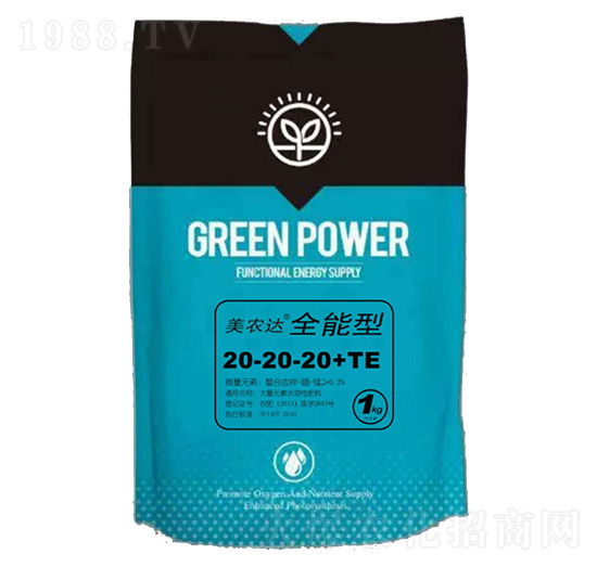 全能型大量元素水溶肥料20-20-20+TE-美農(nóng)達(dá)-誠(chéng)成生物