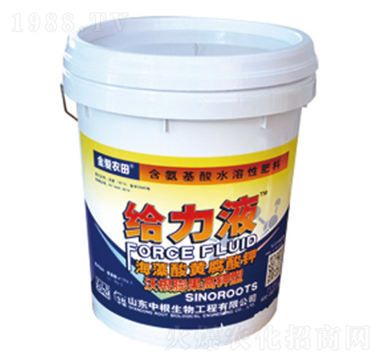 海藻酸黃腐酸鉀-給力液-中根生物