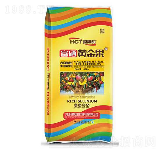 高鉀型含腐殖酸水溶肥料-恒果甜