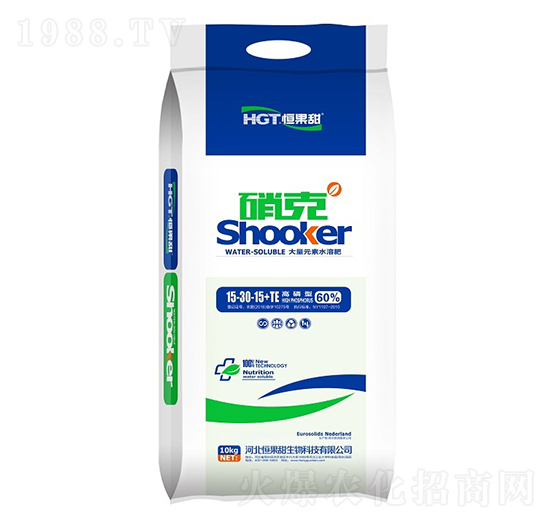 大量元素水溶肥15-30-15+TE-硝克-恒果甜