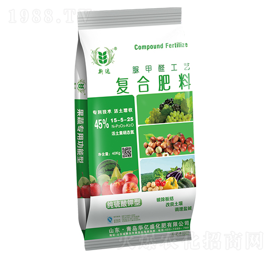 脲甲醛工藝復(fù)合肥料15-5-25-華億盛