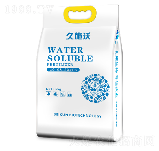 大量元素水溶肥10-08-32+TE-久施沃-北鯤生物