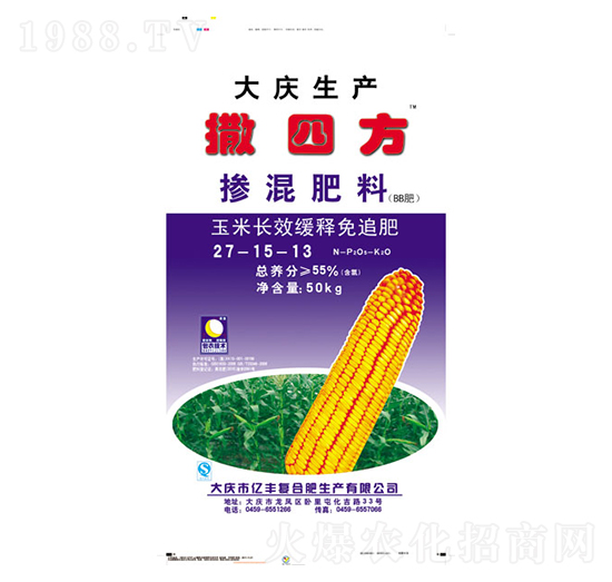 玉米長效緩釋免追肥27-15-13-撒四方-億豐