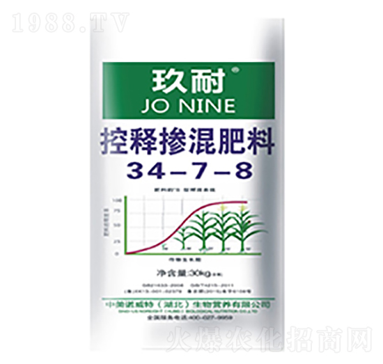 控釋摻混肥料34-7-8-玖耐-眾人聯(lián)合