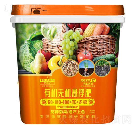 有機(jī)無機(jī)懸浮肥60-100-400+TE-特萊爾