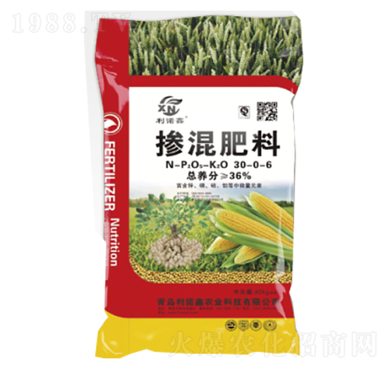 40kg摻混肥料30-0-6-利諾鑫