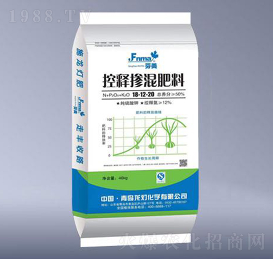 控釋摻混肥料18-12-20-芬美-龍燈